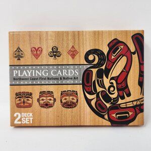 Northwest Coast Native Art Playing Cards 2 Deck Set By Native Elements